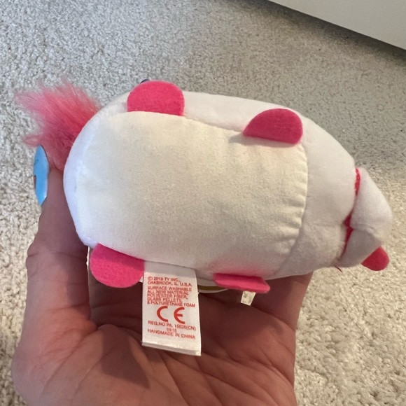 Despicable Me Teeny Ty Fluffy The Unicorn Plush, 4 inches Long - Picture 7 of 9